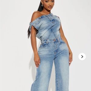 Loragal Blue Denim Jumpsuit